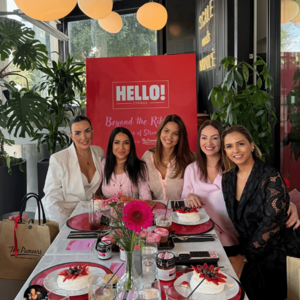 Beyond the Ribbon breast cancer awareness initiative by HELLO! Cyprus, sponsored by The Pionears